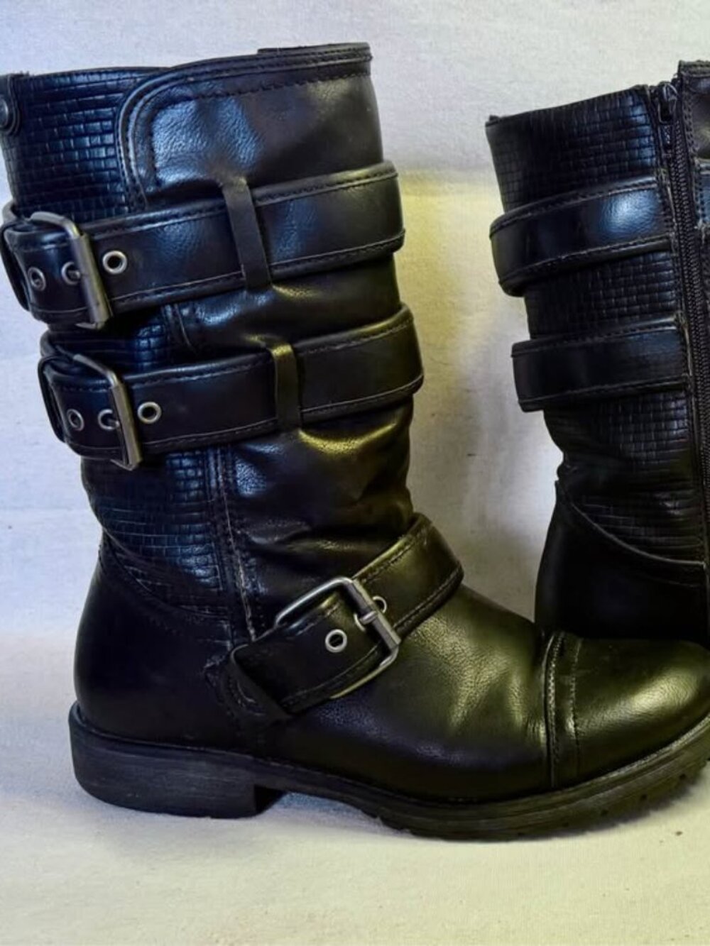 Roxy Boots Women’s 8.5 Black Martinez Moto Biker Boots